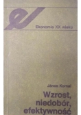 Wzrost, niedobór, efektywność