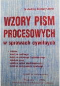 Wzory pism procesowych w sprawach cywilnych