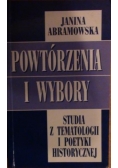 Powtórzenia i wybory - studia z tematologii i poetyki historycznej