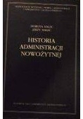 Historia administracji nowożytnej
