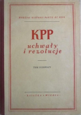 KPP uchwały i rezolucje tom I
