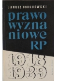 Prawo wyznaniowe RP 1918 1939