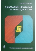 Planowanie negocjacji w przedsiębiorstwie