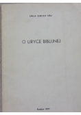 O liryce biblijnej