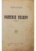 Pańskie dziady. Powieść, 1927 r.