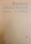 Teoretycy, artyści i krytycy o sztuce 1700-1870. Wybór tekstów. Część 2