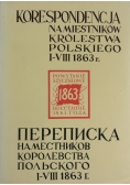 Korespondencja namiestników Królestwa Polskiego z 1863 r.