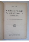 Wiersze polskie w ich dziejowym rozwoju, 1920 r.