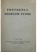 Protokóły Mędrców Syjonu 1936 r.