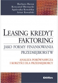 Leasing kredyt faktoring jako formy finansowania przedsiębiorstw