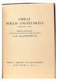 Obraz poezji angielskiej,1931r