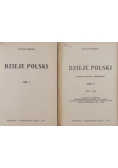 Dzieje Polski,  Tom I i II 1938r.