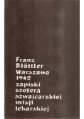 Warszawa 1942 zapiski szofera szwajcarskiej misji lekarskiej