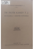 Św Piotr Kanizy T.J wyznawca i doktor kościoła, 1927 r.