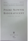 Polski słownik biograficzny, zeszyt 187