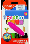 Kredki świecowe Peanut 12 kolorów Nowa