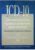 ICD 10 Zaburzenia psychiczne w praktyce podstawowej opieki zdrowotnej