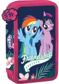 Piórnik podwójny z wyposażeniem My little Pony