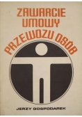 Zawarcie umowy przewozu osób