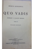 Quo Vadis, tom II, 1933 r.