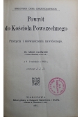 Powrót do Kościoła Powszechnego 1910 r.