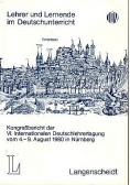 Lehrer und Lernende im Deutschunterricht