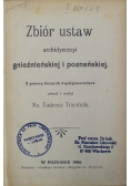Zbiór ustaw archidyecezyi gnieźnieńskiej i poznańskiej 1906 r.