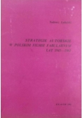 Strategie autorskie w polskim filmie fabularnym lat 1945 - 1961
