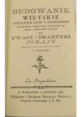 Budowanie wieyskie, reprint z 1782r