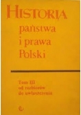 Historia państwa i prawa Polski, tom III