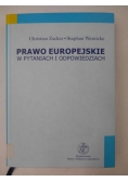 Prawo europejskie w pytaniach i odpowiedziach