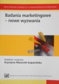 Badania marketingowe-nowe wyzwania