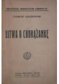 Bitwa o chorążankę. 1930 r.