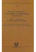 Materiały pomocnicze do pedagogiki resocjalizacyjnej i opiekuńczej