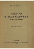 Makryna Mieczysławska w świetle prawdy, 1923 r.