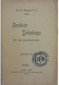 Rozbiór Dekalogu 1902 r.