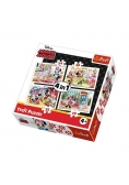 Puzzle 4w1 Minnie z przyjaciółmi
