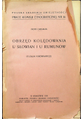 Obrzęd kolędowania u Słowian i u Rumunów 1933 r.
