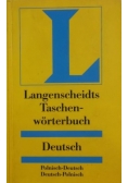 Langenscheidts Taschen- Worterbuch Deutsch, Polnisch- Deutsch, Deutsch- Polnisch