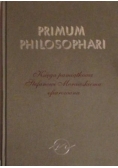 Primum Philosophari