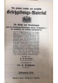 Das gesamte deutsche und preusische Gesetzgebungs-Material, 1913 r.