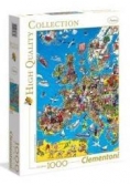 Puzzle 1000 Mapa Europy