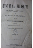 Historia Filozofii materyalistycznej, 1881 r.
