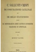 C Sallusti Crispi de coniuratione catilinae 1878 r.