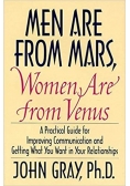 Men are from Mars Women are from Venus