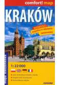 Kraków mapa kieszonkowa 1:22 000