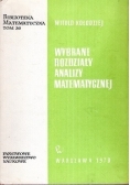 Wybrane rozdziały analizy matematycznej tom 36