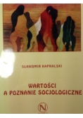 Wartości a poznanie socjologiczne