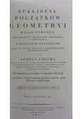 Euklidesa początków geometryi, 1817r.