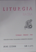 Liturgia Sacra, Nr 1 (27)
